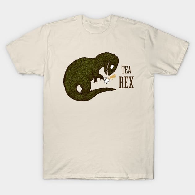 Tea Rex T-Shirt by djrbennett